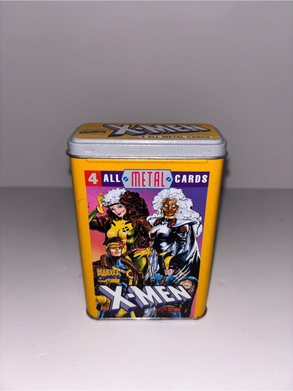 Team Metal 1996 The X-Men 4 All Metal Cards Marvel Comics